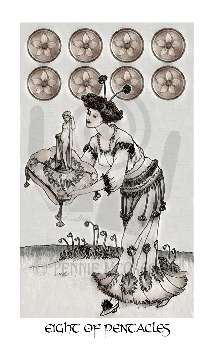 Harmonious Tarot  in a "Muted" Vintage Design by Pennie McCracken - Endless Skys