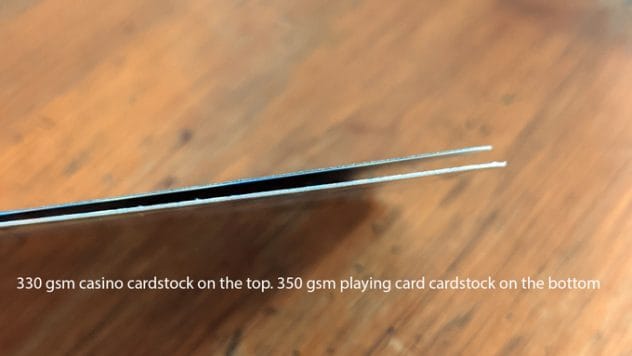 Difference in Cardstock Example 2